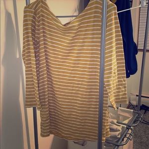 XL Apple Juice Stripe mid length sleeves